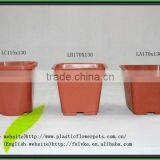 Factory Square Terracotta Hot Sale Flowerpots Plastic Garden Pots thumbnail-3