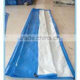 Blue&white PE Tarpaulin Sheet 3x4M With Eyelets thumbnail-1