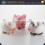 Wholesale Hand Paint Ceramic Money Box in Pig Shape thumbnail-1
