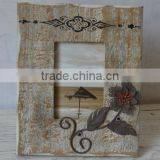 Antique Wood Frame Picture thumbnail-1