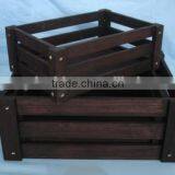 Hot Selling Natural Handmade Wooden Fruit Crates for Sale thumbnail-2