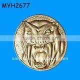 Resin Sabertooth Tiger Gold Medallions Coin thumbnail-1
