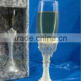 Resin Butterfly With Wine Glass Toasting Flutes Wedding Accessory thumbnail-1