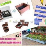 Special Wooden Design Garden Flower Pot thumbnail-1