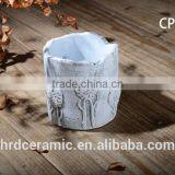 Unique Design Pot Cement Flower Pot for Plant Garden Pot thumbnail-2