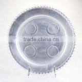 Hot Sale Silver Beaded Glass Dishes and Charger Plates thumbnail-2