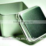 5 PCs of 50cc. EMPTY MINI PLAIN TEA METAL TIN BOX STORAGE NEW thumbnail-3