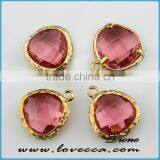 Wholesale Fashion Various Colors Glass Faceted Birthstone Pendant thumbnail-6