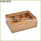 China Custom Bamboo Tea Box/Homex_Factory thumbnail-1