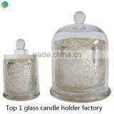 Mercury Soy Scent Candle Glass Dome Cloche Candle thumbnail-5