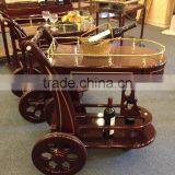 Luxury Wooden Wine and Liquor Cart Food Service Trolley C-32 thumbnail-2