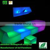 Colorful Rechargeable Lighting LED Plastic Sofa With Remote Control thumbnail-5
