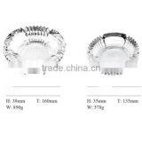 Factory Direct Hot Promotional Clear Glass Ashtrays thumbnail-1
