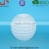 BSCI Audit Factory New Design Dimple Ball Shape White Ceramic Tea Light Holders thumbnail-4