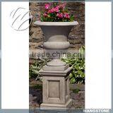 Vintage Handmade Custom Stone Planter in the Garden thumbnail-1