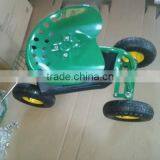 Garden Cart Rolling Work Seat With Tool Tray Tc4501c thumbnail-4