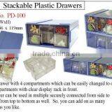 Stackable Plastic Drawer thumbnail-1