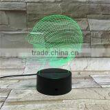 NFL Football Team 7 Color Change 3D Illusion Led Lamp Touch Switch Table Lamp LED Night Light for Decoration thumbnail-2