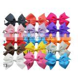 Hot Sale Beautiful Grosgrain Ribbon Kids Hair Clips Bows Kids Hair Clips thumbnail-2