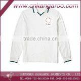 Men's 100% Cotton Long Sleeve Polo Shirt thumbnail-1