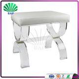 Fashion Acrylic Stool Soft Cushion Plexiglass Stool With U-Shape Stool Legs thumbnail-1