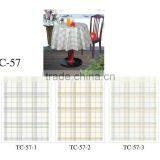 Printed PVC Table Cover Cloth With Falannel Back thumbnail-1