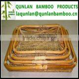Eco-friendly Bamboo Picnic Baskets thumbnail-1