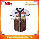 Customise Button up Baseball Jerseys thumbnail-1