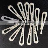 38mm in Length White Plastic Clips With Teeth