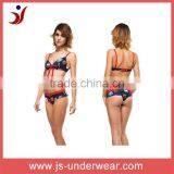 New Fashion Latest Sexy Girls Flower Print Swimwear thumbnail-1