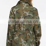 Latest Fashion Girls Classic Camouflage Jacket thumbnail-5