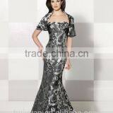 High Quality Colorful Mother Full Length Cap Sleeve Bridesmaid Dress thumbnail-1