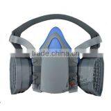 Half Face Gas Mask With Double Filter Cartridges