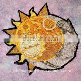 Custom High Quality Embroidered Creative Sun Patch for Clothes Embroidery Patch Made in China Choose Size/color thumbnail-3