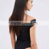 OEM Service Custom Design Women Bodysuit Sexy Off Shoulder Cotton&Spandex One Piece Bodysuit Underwear thumbnail-3