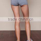 MGOO Foshan Manufacturer Cross Fit Yoga Shorts Custom Lycra High Waist Tight Sexy Shorts Custom Made thumbnail-4
