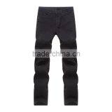 2016 New Men's Fashion Jeans Black Jeans Male Personality Folds Comfortable Hotsale Biker Jeans thumbnail-1