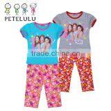 Customized Welcome Guangzhou Factory Elastic Binding Sleeves Summer Children Tshirt 3D Photo Print Girl T Shirt thumbnail-1
