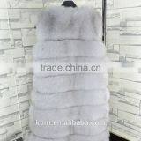 High Quality Hot Sales Type Women Natural Fox Fur Vest Winter Coat Fox Fur thumbnail-3