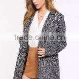 New Arrival Notch Collars Women Coat Elegant Long Sleeves Winter Coat Woman thumbnail-3
