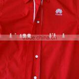 2016 Custom Huawei Logo Men Red Color Uniform , Men Work Shirt thumbnail-6