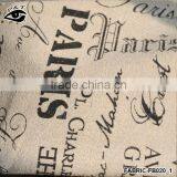 Vintage Canvas Textile Cotton Retro Paris Style Letter Printed Canvas Fabric Linen&Cotton Fabric Household DIY Patchwork Textile thumbnail-1
