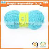 Online Shopping Knitted Yarn China Supplier Cheapest Price Wholesale Dyed Spun Polyester Ripple Yarn Hand Knitting Scarf Yarn thumbnail-2