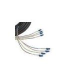 Indoor / Outdoor Fiber Optic Patch Cable 4-24 Cores , LC / SC / FC / ST Connectors