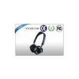 Promotional Gift Black Red White Wired Stereo Headphones With Mic , 99dB thumbnail-1