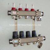 4 Branch Stainless Steel Radiant Heat Manifolds thumbnail-3