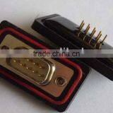 D-SUB 9P/HD15P Male PCB Type Panel Mounting Waterproof Connector