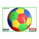 Official Weight And Size Colored Football Soccer Ball Machine Stitched