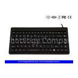 USB Or PS / 2 Or USB + PS / 2 Interface Waterproof Silicone Keyboard With 87 Keys