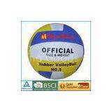 Rubber Covered Outdoor Multi Colors Sports Volleyball / Custom Volleyballs